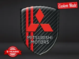 Mitsubishi Logosticker Gedruckt Pro Max Robust Stilvoll